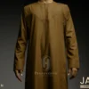 Jubah Pria Premium Hunais Lengan Panjang Jafar Series BROWN 1