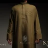 Jubah Pria Premium Hunais SAHL Series Lengan Panjang DARK OLIVE 1 Army