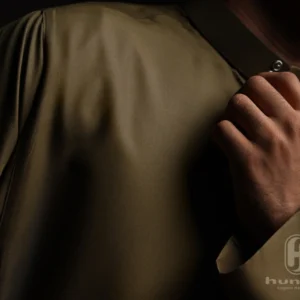Jubah Pria Premium Hunais SAHL Series Lengan Panjang DARK OLIVE 2 Army