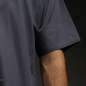 Jubah Pria Premium Hunais Lengan Pendek Jafar Series GREY STONE 3