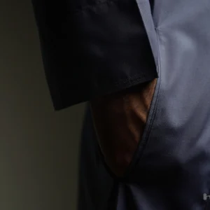 Jubah Pria Premium Hunais Lengan panjang Jafar Series Indigo 3 Panjang