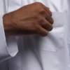 Jubah Pria Premium Hunais SAHL Series Lengan Panjang Putih 2 WHITE