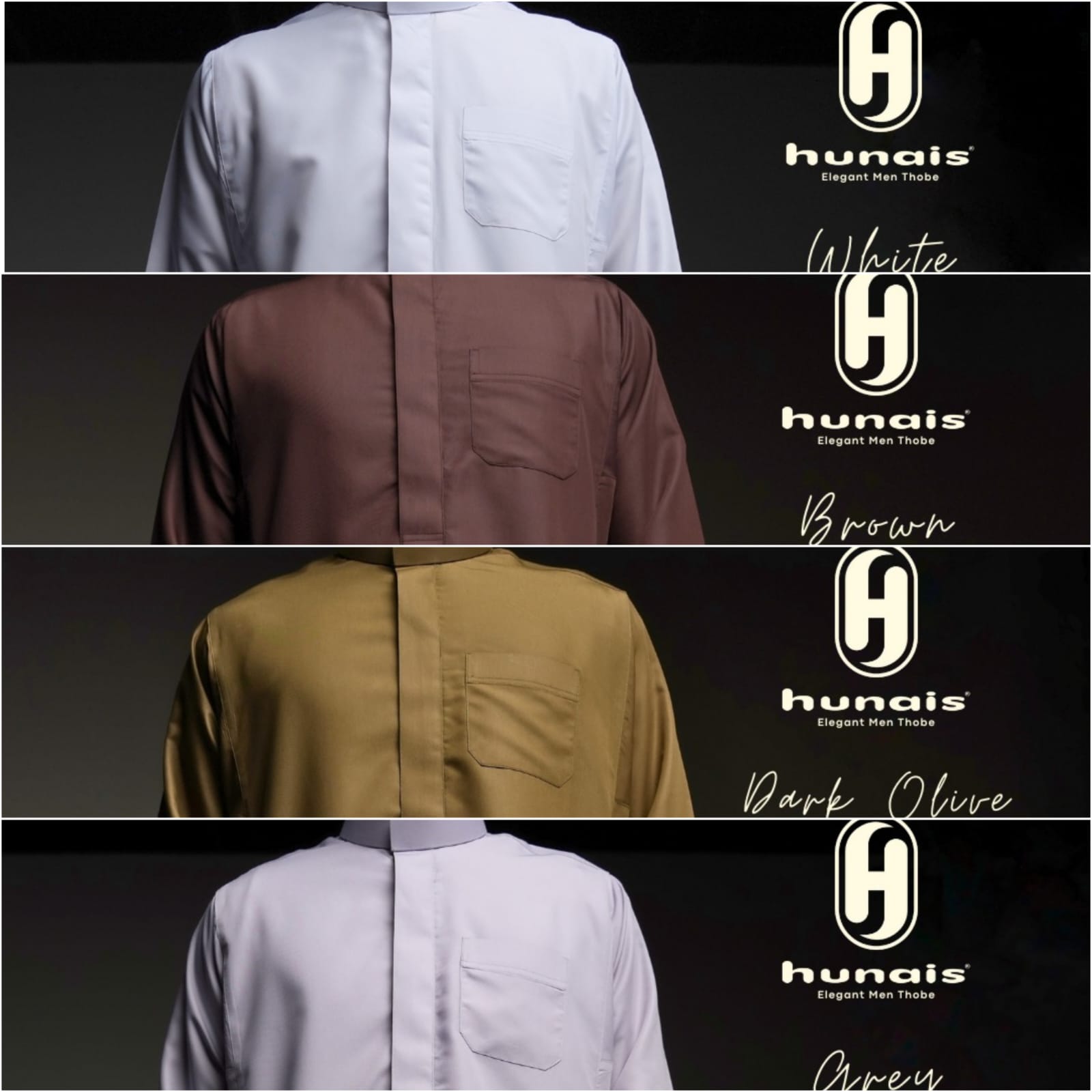 Gamis Jubah Pria Premium Abu-Abu/Grey Sahl Series - Image 6